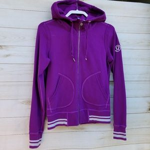 Lululemon hoodie 8 cotton blend violet